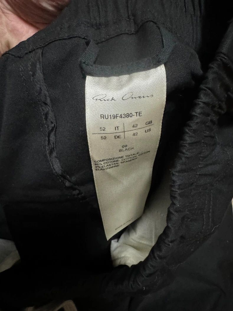 Rick Owens Drkshdw Rick Owens DRKSHDW Drawstring Cotton Pants - dmc Size US 34 / EU 50 - 3 Thumbnail