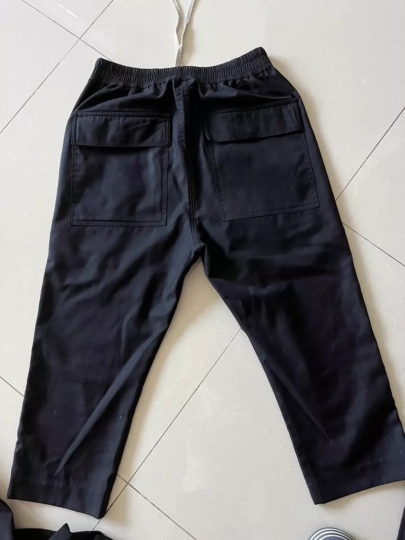 Rick Owens Rick Owens Men's Wool Cropped Casual Pants - dmc Size US 32 / EU 48 - 3 Thumbnail