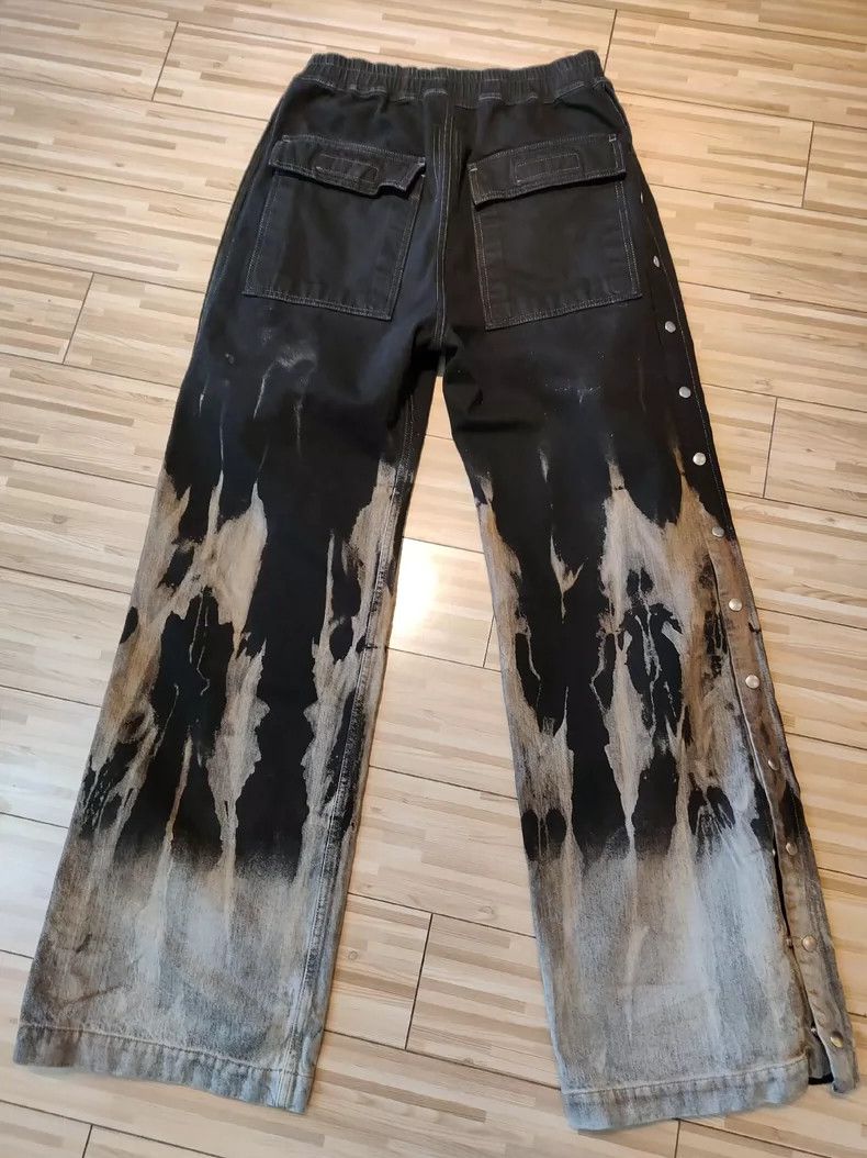 Rick Owens Drkshdw Rick Owens DRKSHDW Flame Button Pants - dmc Size US 32 / EU 48 - 2 Thumbnail