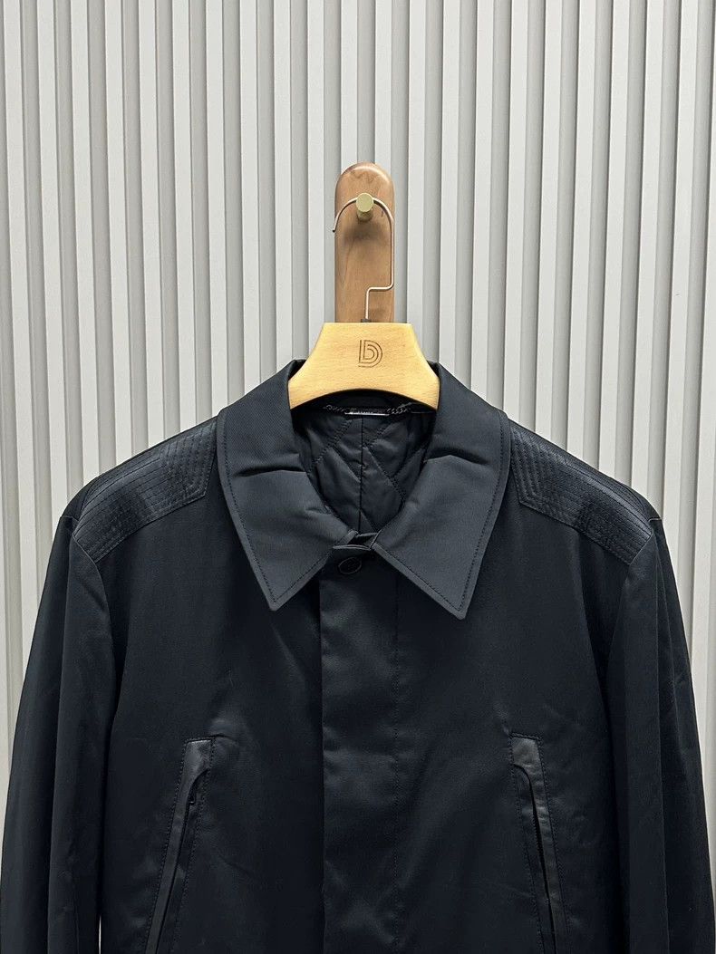 Versace VERSACE Black Casual Trench Coat with Belt - dmc Size US M / EU 48-50 / 2 - 3 Thumbnail
