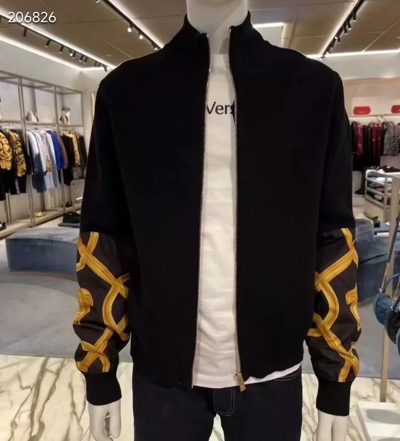 Versace Versace V19 Wool Blend Bomber Jacket - dmc Size US M / EU 48-50 / 2 - 9 Thumbnail