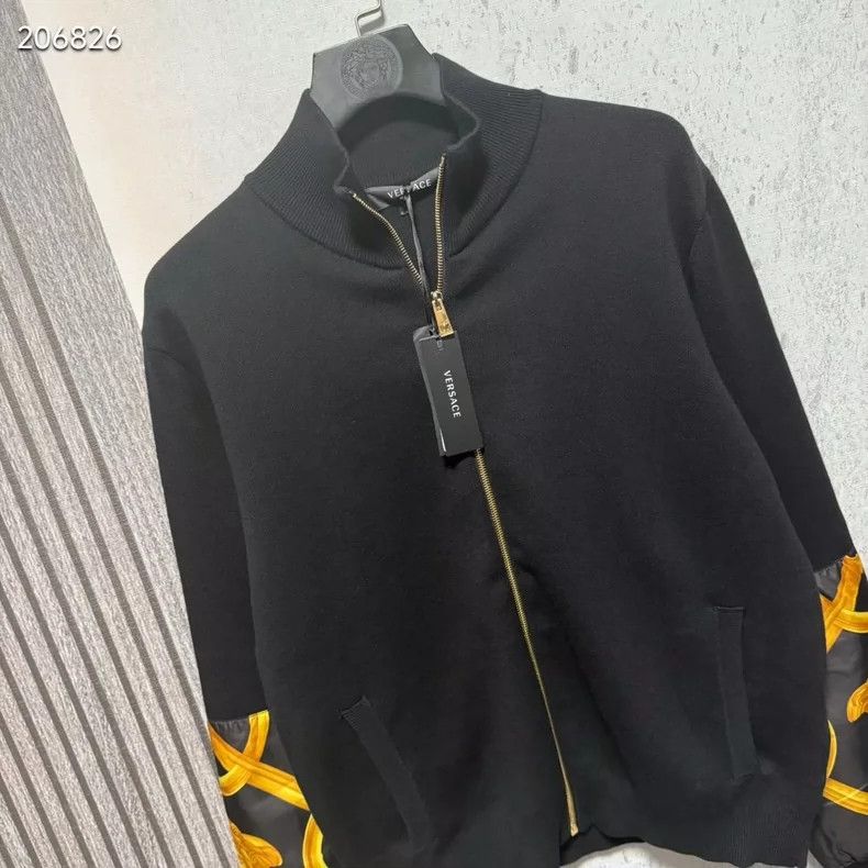 Versace Versace V19 Wool Blend Bomber Jacket - dmc Size US M / EU 48-50 / 2 - 3 Thumbnail