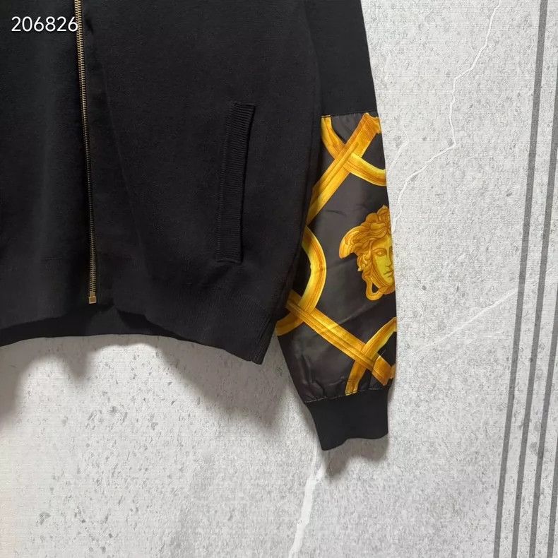 Versace Versace V19 Wool Blend Bomber Jacket - dmc Size US M / EU 48-50 / 2 - 6 Thumbnail