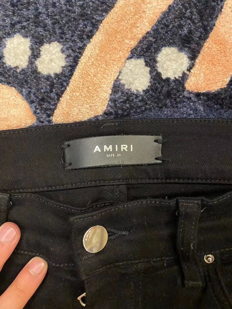 Amiri AMIRI Black Red Jeans - dmc Size US 31 - 4 Thumbnail