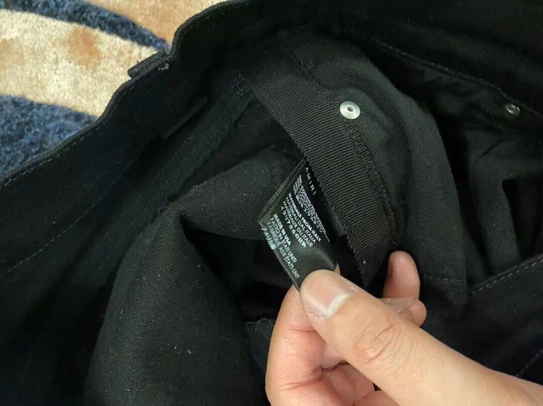 Amiri AMIRI Black Red Jeans - dmc Size US 31 - 6 Thumbnail