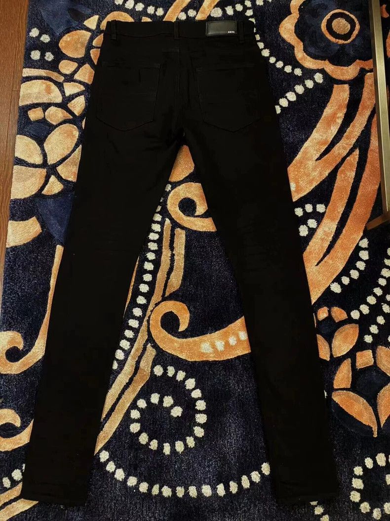 Amiri AMIRI Black Red Jeans - dmc Size US 31 - 2 Thumbnail