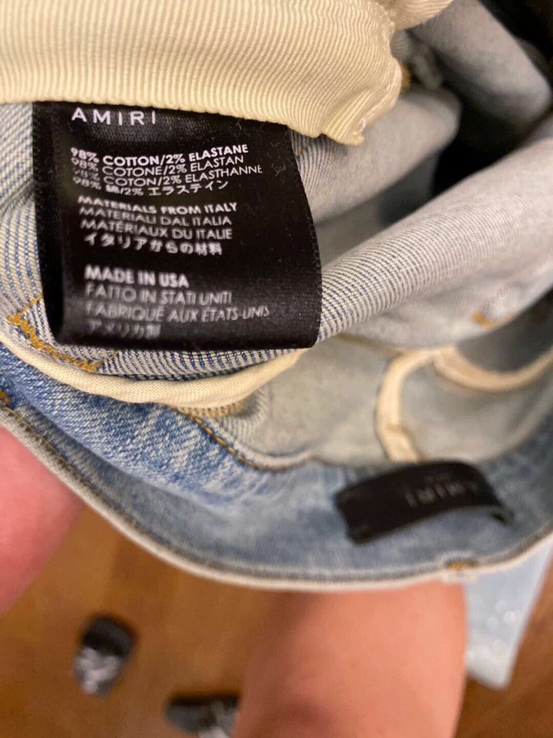 Amiri AMIRI 17SS Limited Splatter Denim Jeans - dmc Size US 30 / EU 46 - 7 Thumbnail