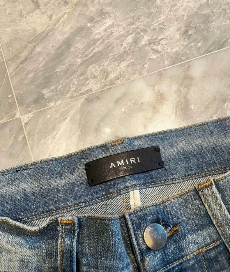 Amiri AMIRI Artistic Brushstroke Patchwork Jeans - dmc Size US 36 / EU 52 - 2 Thumbnail