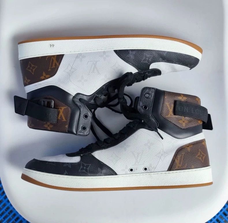 Louis Vuitton Louis Vuitton Rivoli High-Top Sneakers - dmc Size US 11 / EU 44 - 3 Thumbnail