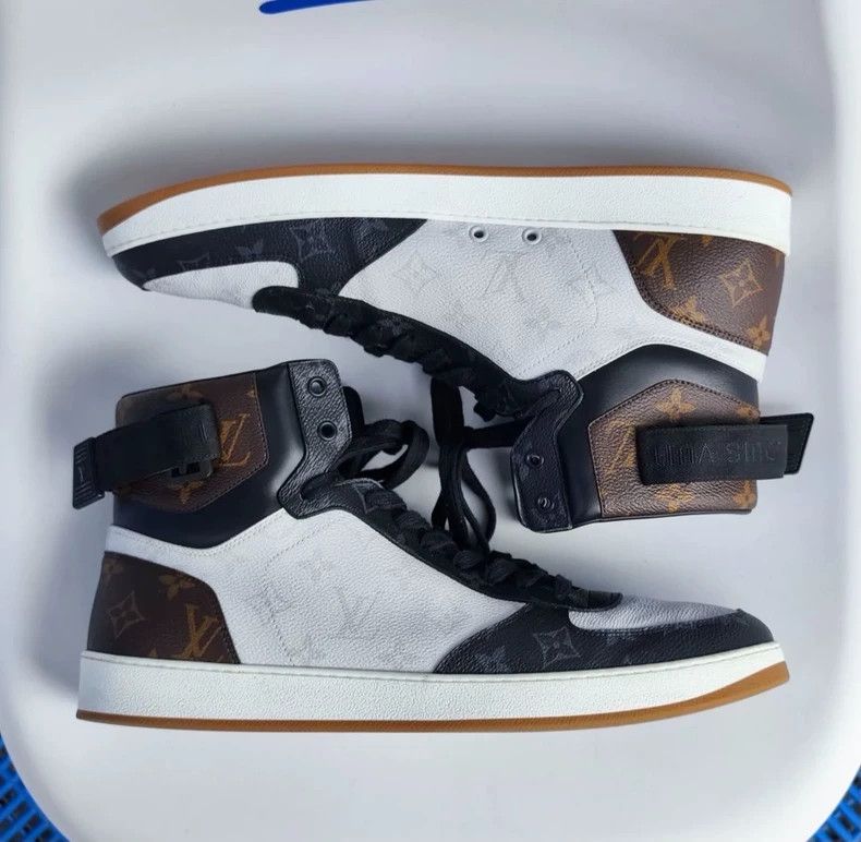 Louis Vuitton Louis Vuitton Rivoli High-Top Sneakers - dmc Size US 11 / EU 44 - 2 Thumbnail