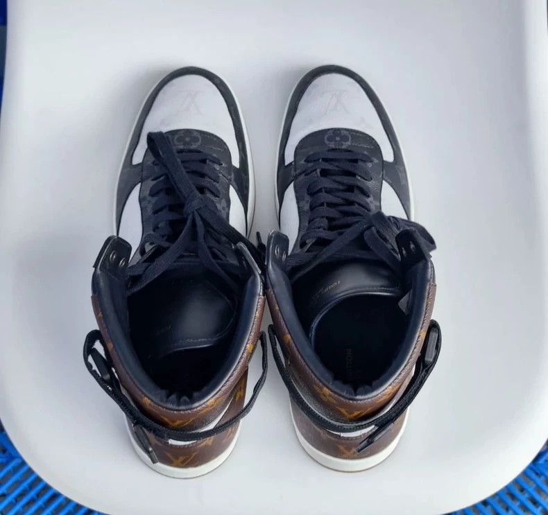 Louis Vuitton Louis Vuitton Rivoli High-Top Sneakers - dmc Size US 11 / EU 44 - 7 Thumbnail