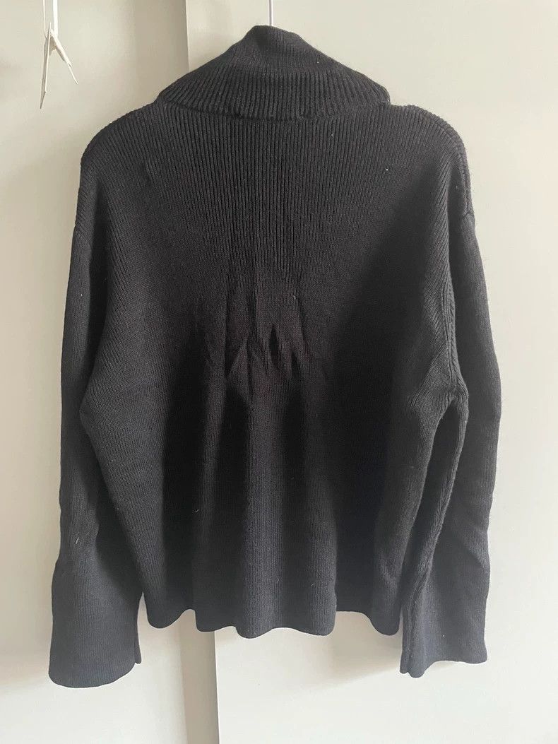 Our Legacy Our Legacy Black Wool Zip Cardigan - dmc Size US M / EU 48-50 / 2 - 2 Thumbnail