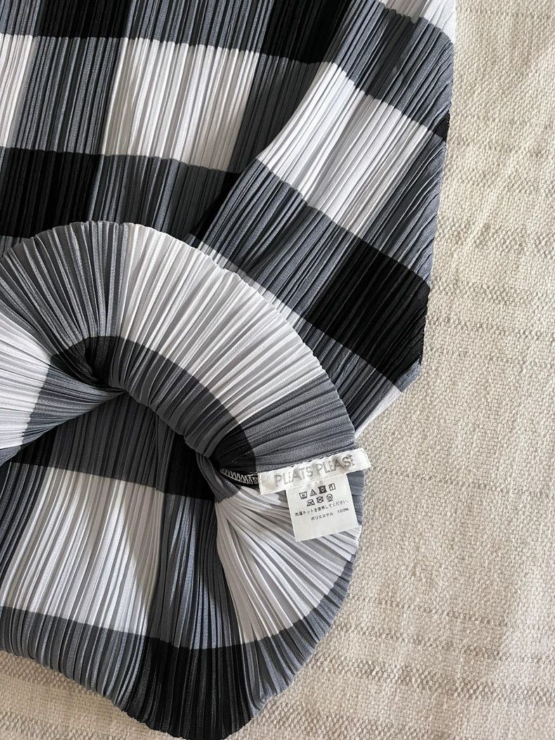 Issey Miyake Issey Miyake PP Plaid Pleated Top - dmc Size US M / EU 48-50 / 2 - 2 Thumbnail