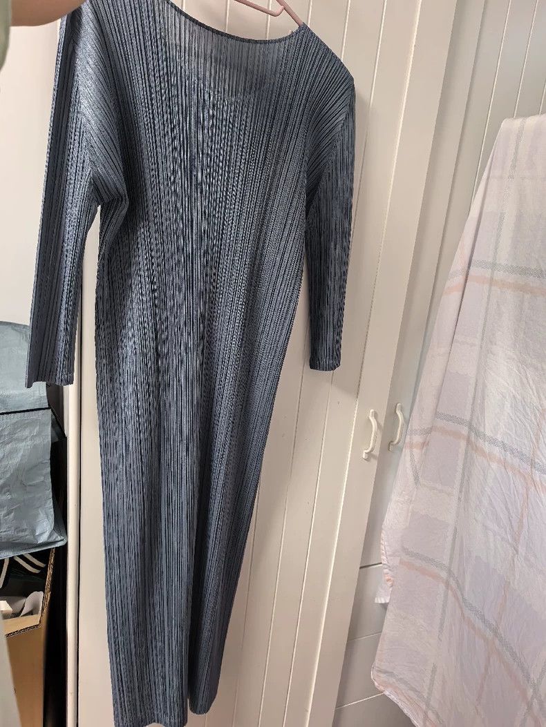Issey Miyake Issey Miyake Pleated Elegant Dress - dmc Size US 30 / EU 46 - 6 Thumbnail