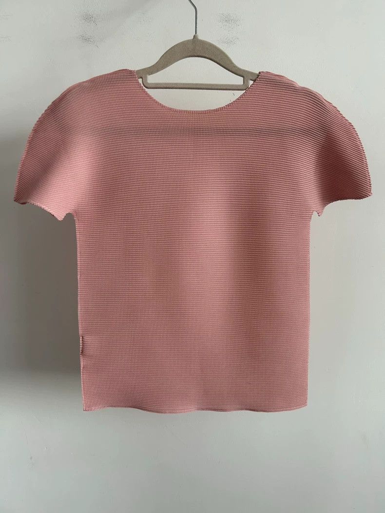 Issey Miyake Issey Miyake Short Sleeve Top FK516me - dmc Size US M / EU 48-50 / 2 - 2 Thumbnail