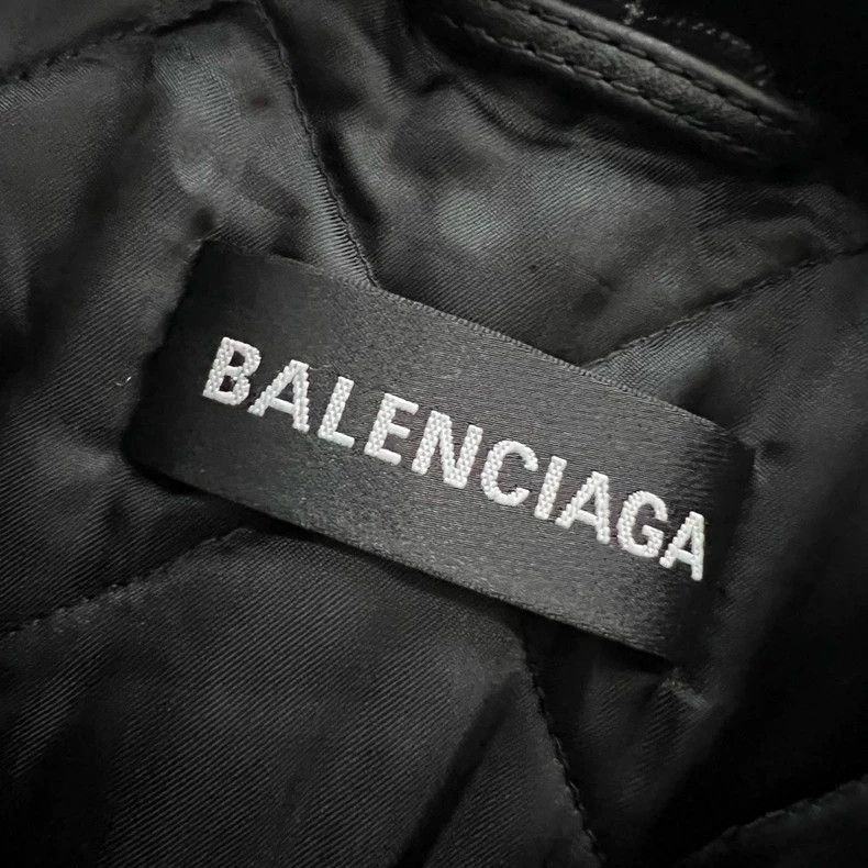 Balenciaga Balenciaga Layered Leather Jacket - dmc Size US M / EU 48-50 / 2 - 4 Thumbnail