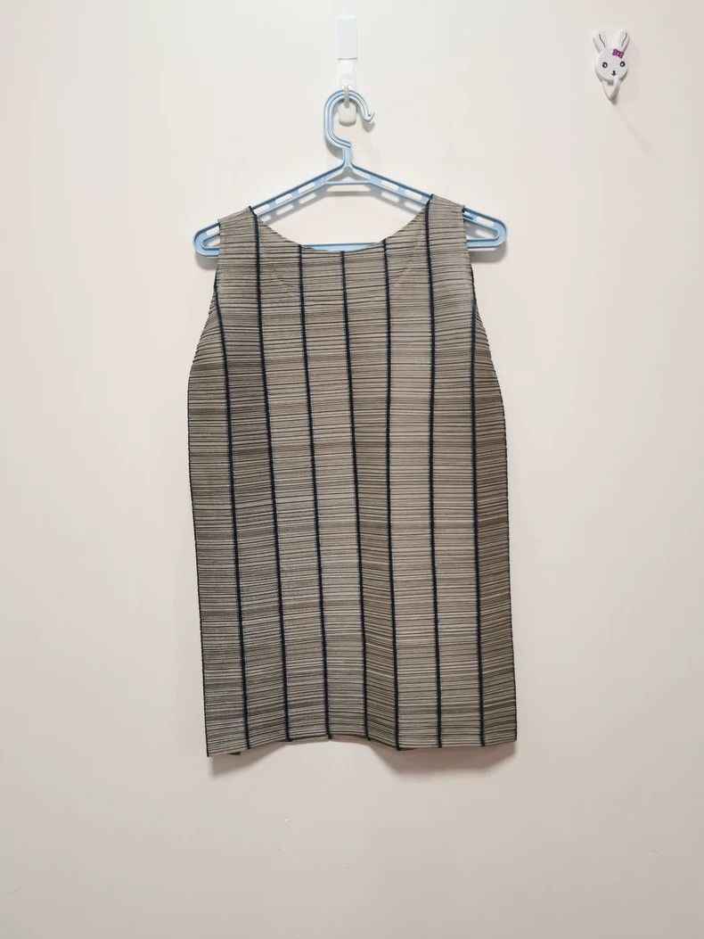 Issey Miyake Issey Miyake Striped Sleeveless Top - dmc Size US M / EU 48-50 / 2 - 2 Thumbnail