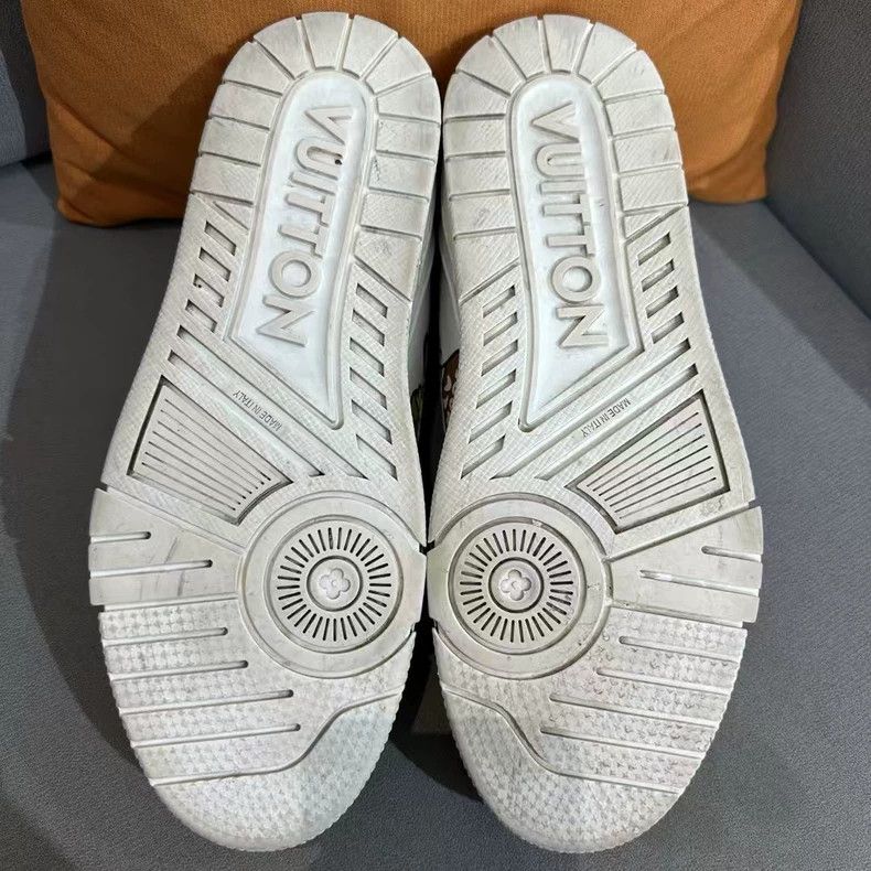 Louis Vuitton Louis Vuitton LV Trainer Nigo Duck Sneakers - dmc Size US 8 / EU 41 - 4 Thumbnail