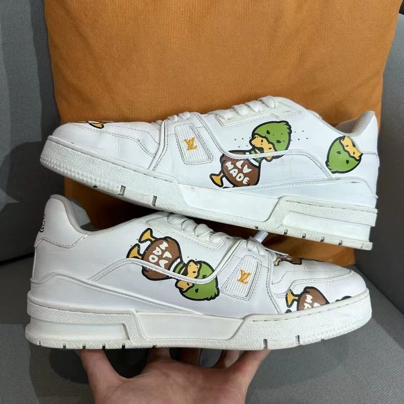 Louis Vuitton Louis Vuitton LV Trainer Nigo Duck Sneakers - dmc Size US 8 / EU 41 - 6 Thumbnail
