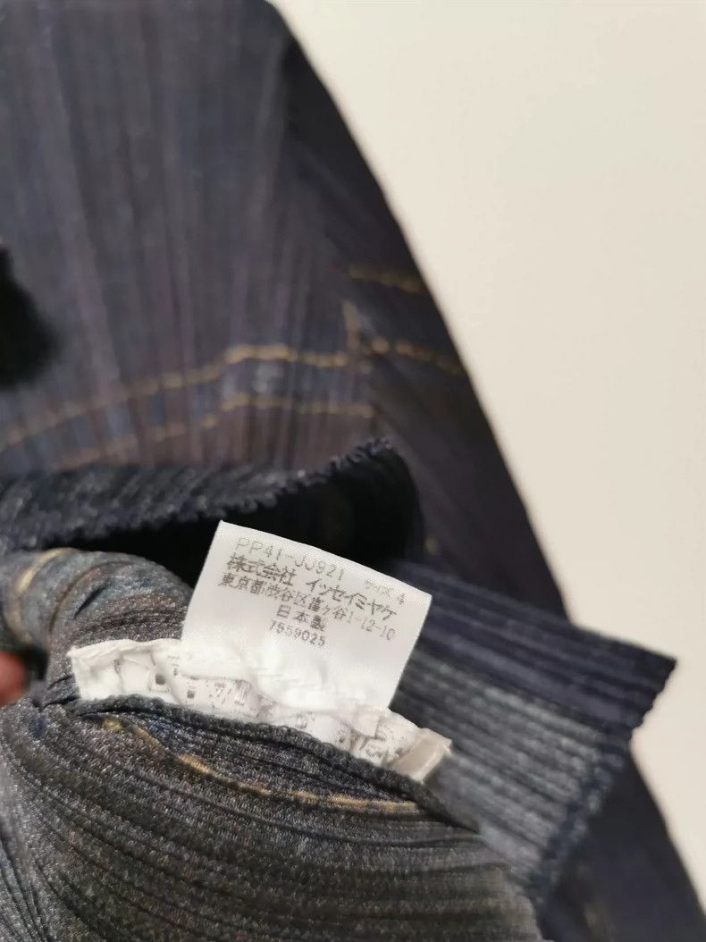 Issey Miyake Issey Miyake Pleated Denim Jacket - dmc Size US M / EU 48-50 / 2 - 4 Thumbnail