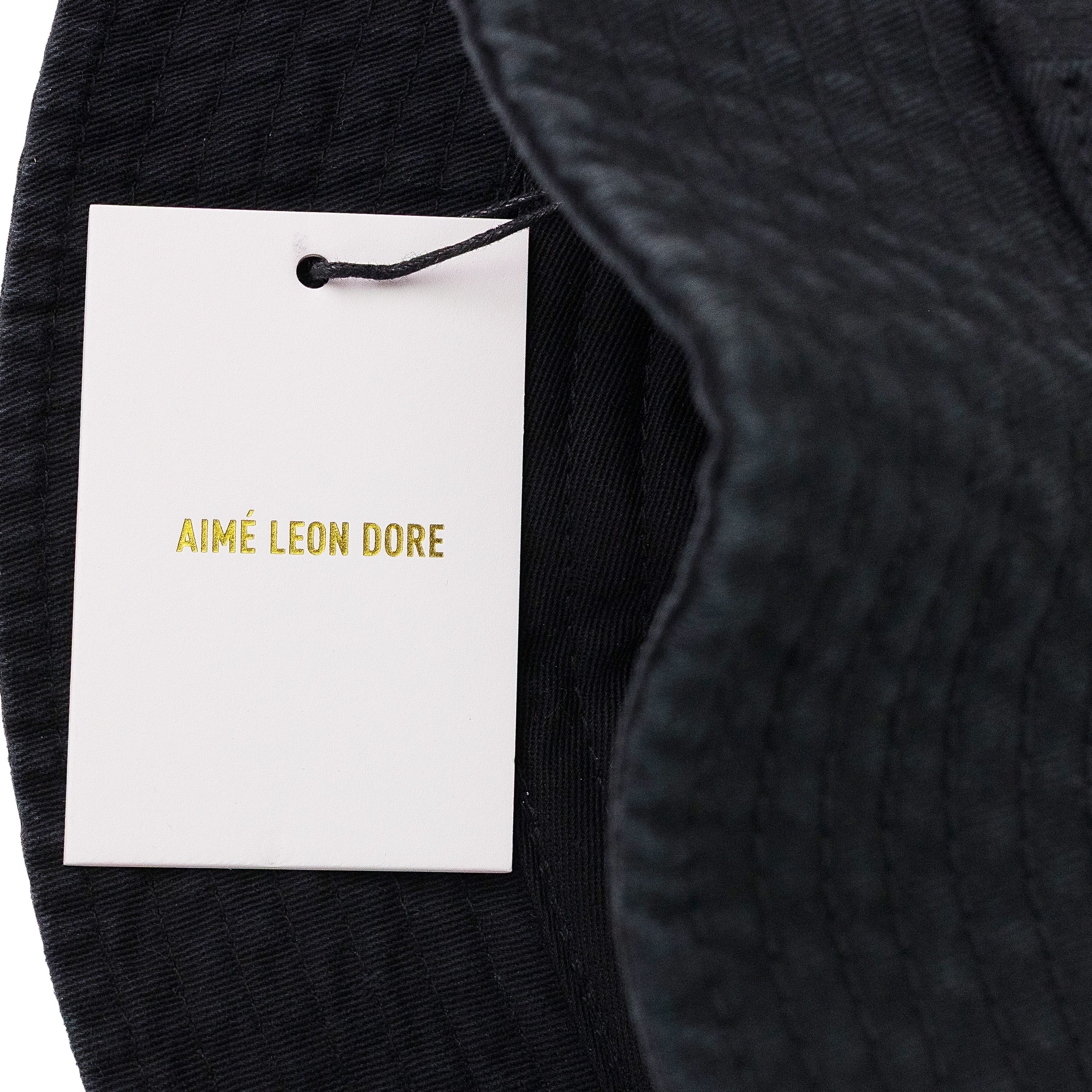 Aime Leon Dore Aime Leon Dore BLACK WASHED CHINO BUCKET HAT SIZE LXL Size ONE SIZE - 5 Thumbnail