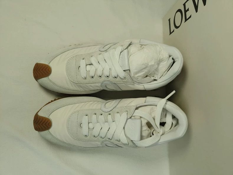 Loewe LOEWE Flow Runner Leather Low-Top Sneakers - dmc Size US 5 / EU 37 - 3 Thumbnail