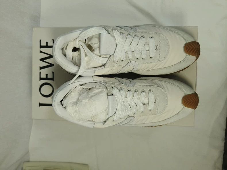 Loewe LOEWE Flow Runner Leather Low-Top Sneakers - dmc Size US 5 / EU 37 - 2 Thumbnail