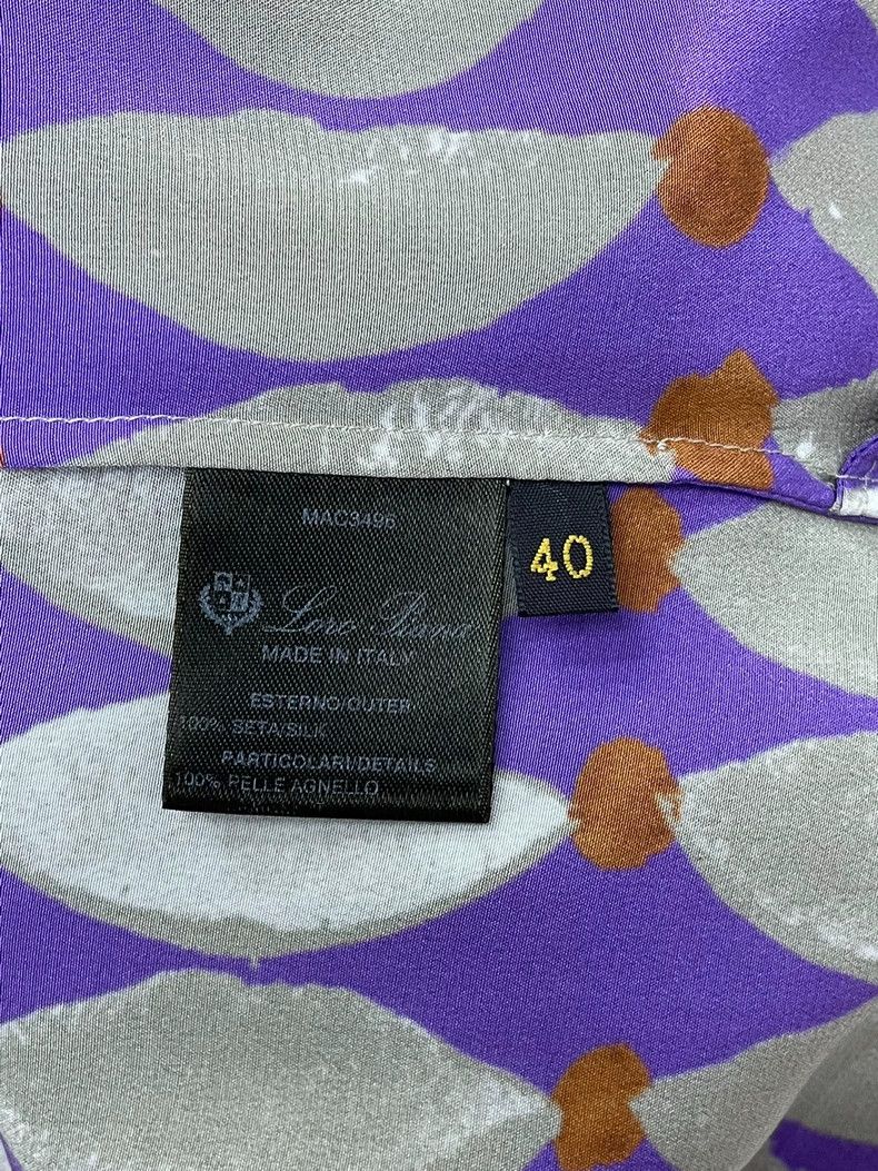 Loro Piana Loro Piana Purple Silver Silk Dress - dmc Size US 30 / EU 46 - 5 Thumbnail