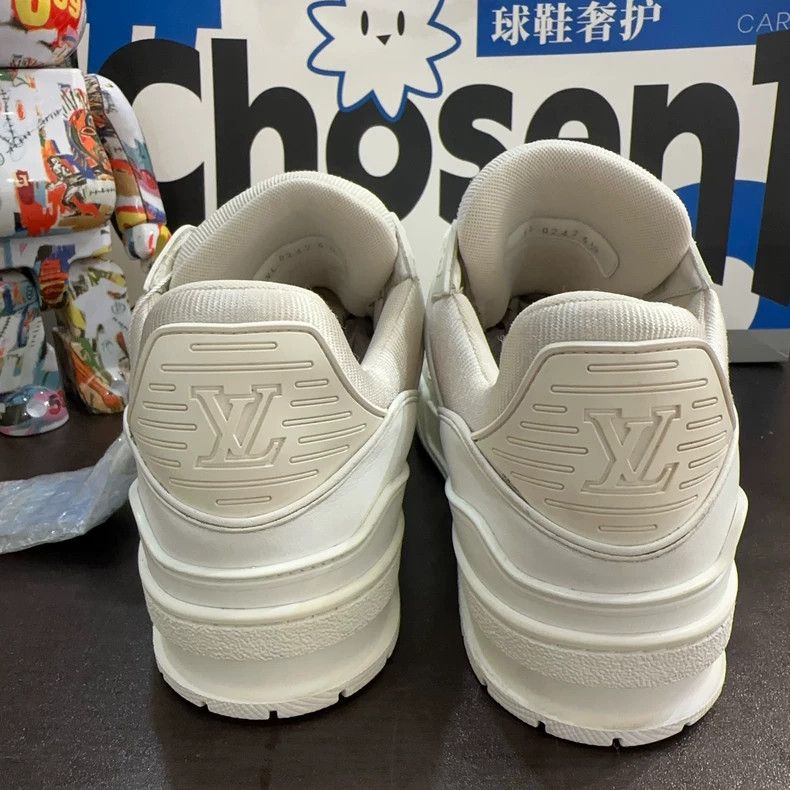 Louis Vuitton Louis Vuitton Trainer White Sneakers - dmc Size US 7 / EU 40 - 3 Thumbnail
