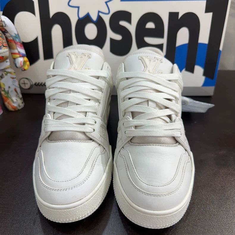 Louis Vuitton Louis Vuitton Trainer White Sneakers - dmc Size US 7 / EU 40 - 2 Thumbnail