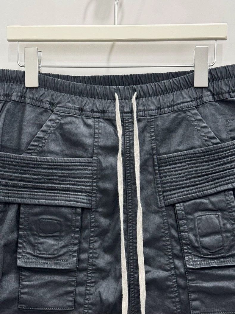 Rick Owens Rick Owens Double Ring Waxed Shorts - dmc Size US 30 / EU 46 - 3 Thumbnail