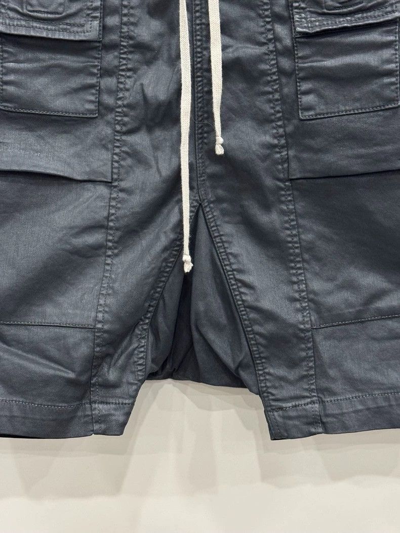 Rick Owens Rick Owens Double Ring Waxed Shorts - dmc Size US 30 / EU 46 - 4 Thumbnail