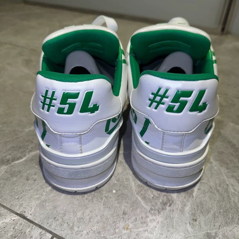 Louis Vuitton Louis Vuitton Trainer White Green Sneakers - dmc Size US 10 / EU 43 - 2 Thumbnail