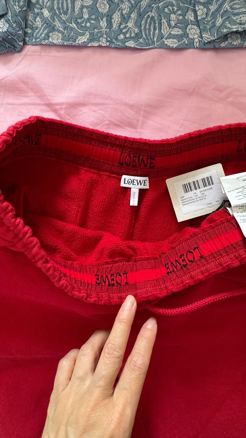 Loewe Loewe Red Terry Cloth Shorts - dmc Size US 30 / EU 46 - 4 Thumbnail