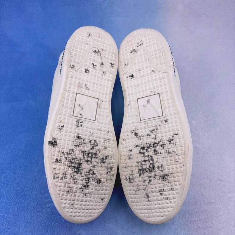 Louis Vuitton Louis Vuitton White Crocodile Pattern Low-Top Sneakers - dmc Size US 7 / EU 40 - 5 Thumbnail