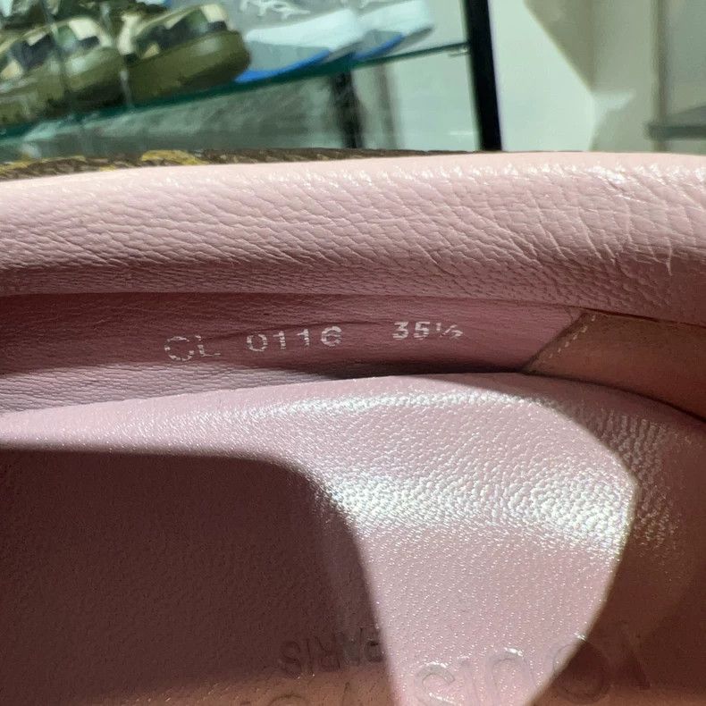 Louis Vuitton LV Monogram Chain Logo Slip-On Sneakers - dmc Size US 5 / EU 37 - 5 Thumbnail