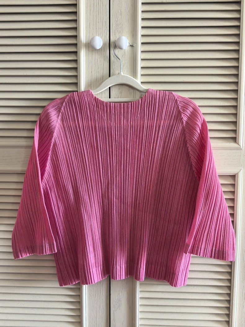 Issey Miyake Issey Miyake Pleats Please Pink Top - dmc Size US M / EU 48-50 / 2 - 2 Thumbnail