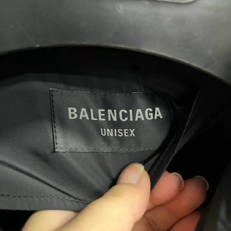 Balenciaga Balenciaga Black Logo Print Long Sleeve Jacket - dmc Size US S / EU 44-46 / 1 - 3 Thumbnail