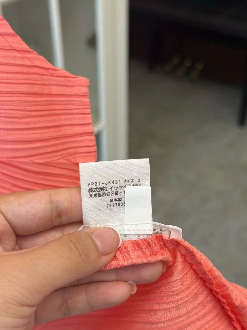 Issey Miyake Issey Miyake PP Salmon Pink Tank Top - dmc Size US M / EU 48-50 / 2 - 5 Thumbnail