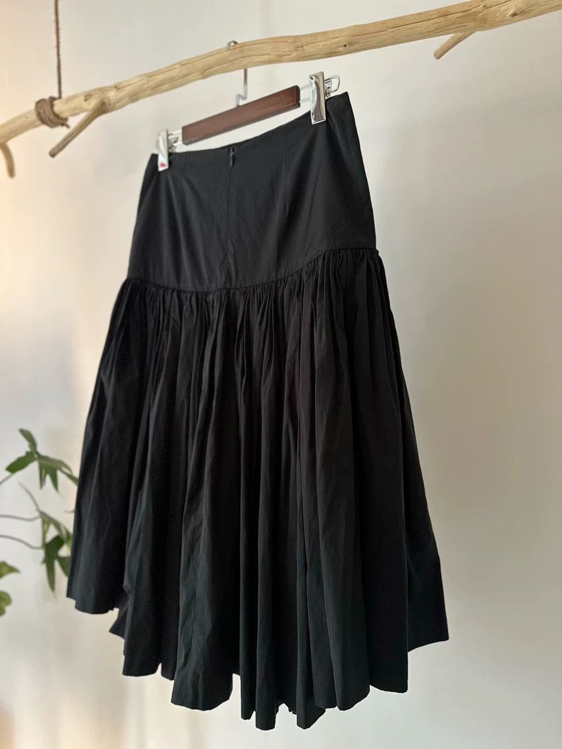 Dries Van Noten Dries Van Noten Black Pleated Skirt - dmc Size US 30 / EU 46 - 4 Thumbnail