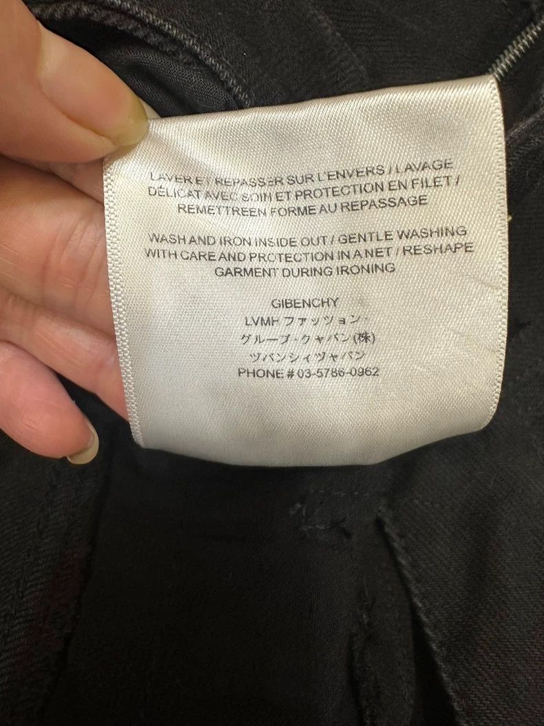 Givenchy Givenchy Black Denim Waist Casual Pants - dmc Size US 30 / EU 46 - 8 Thumbnail
