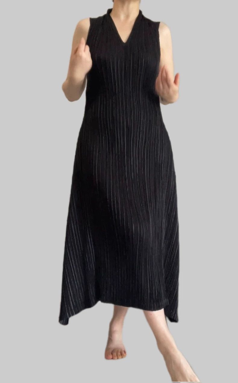 Issey Miyake Issey Miyake Fete Sleeveless Dress - dmc Size US 30 / EU 46 - 2 Thumbnail