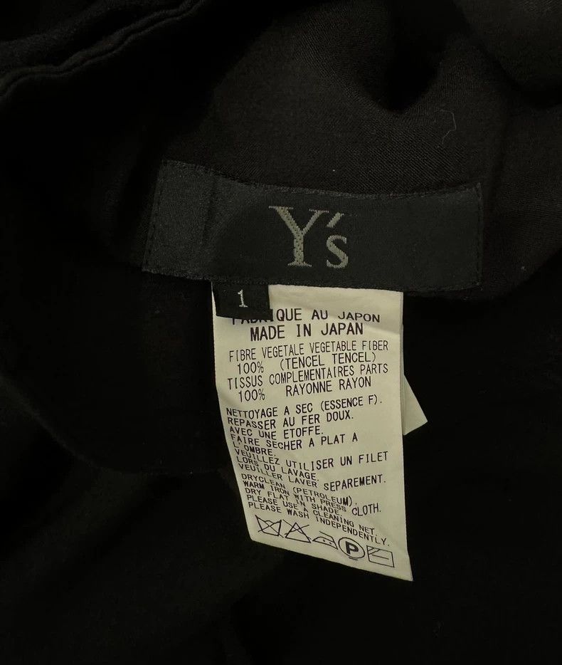 Yohji Yamamoto Yohji Yamamoto Asymmetrical Paneled Long Sleeve Dress - dmc Size US 30 / EU 46 - 6 Thumbnail