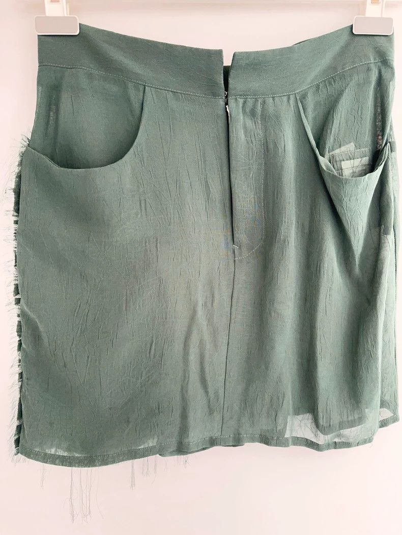 Yohji Yamamoto Yohji Yamamoto Wrinkled Short Skirt - dmc Size US 30 / EU 46 - 2 Thumbnail