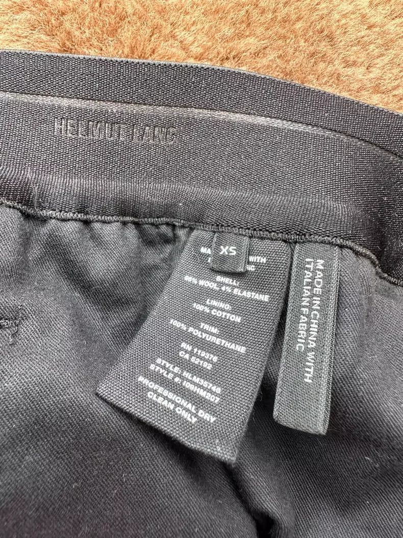 Helmut Lang Helmut Lang Black Wool Casual Trousers - dmc Size US 30 / EU 46 - 7 Thumbnail