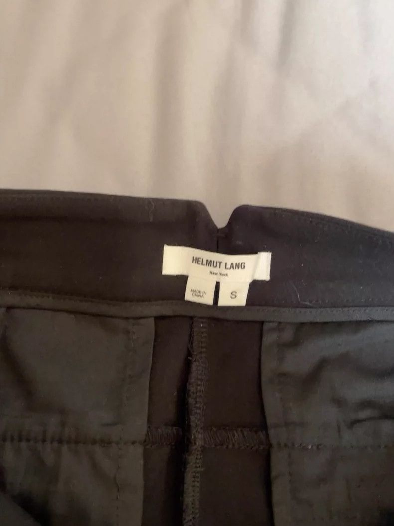 Helmut Lang Helmut Lang Leather Panel Slim Fit Trousers - dmc Size US 30 / EU 46 - 4 Thumbnail