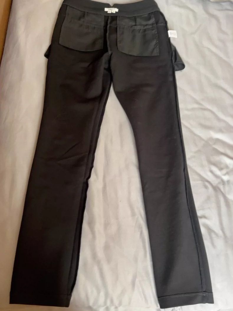 Helmut Lang Helmut Lang Leather Panel Slim Fit Trousers - dmc Size US 30 / EU 46 - 6 Thumbnail