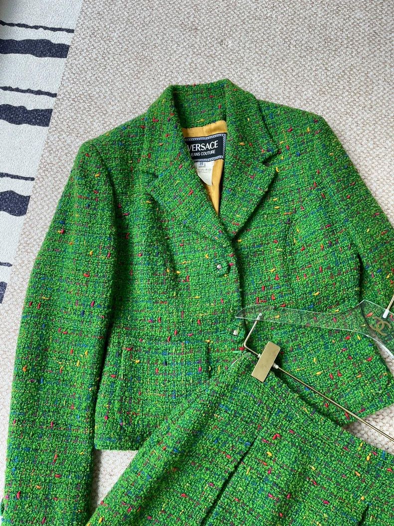 Versace Versace Tweed Jacket and Skirt Set - dmc Size US M / EU 48-50 / 2 - 3 Thumbnail