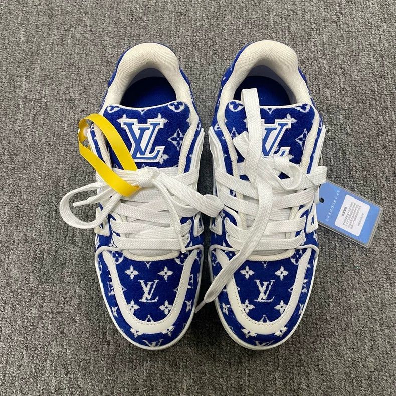 Louis Vuitton Louis Vuitton Low-Top Lace-Up Sneakers - dmc Size US 6 / EU 39 - 3 Thumbnail