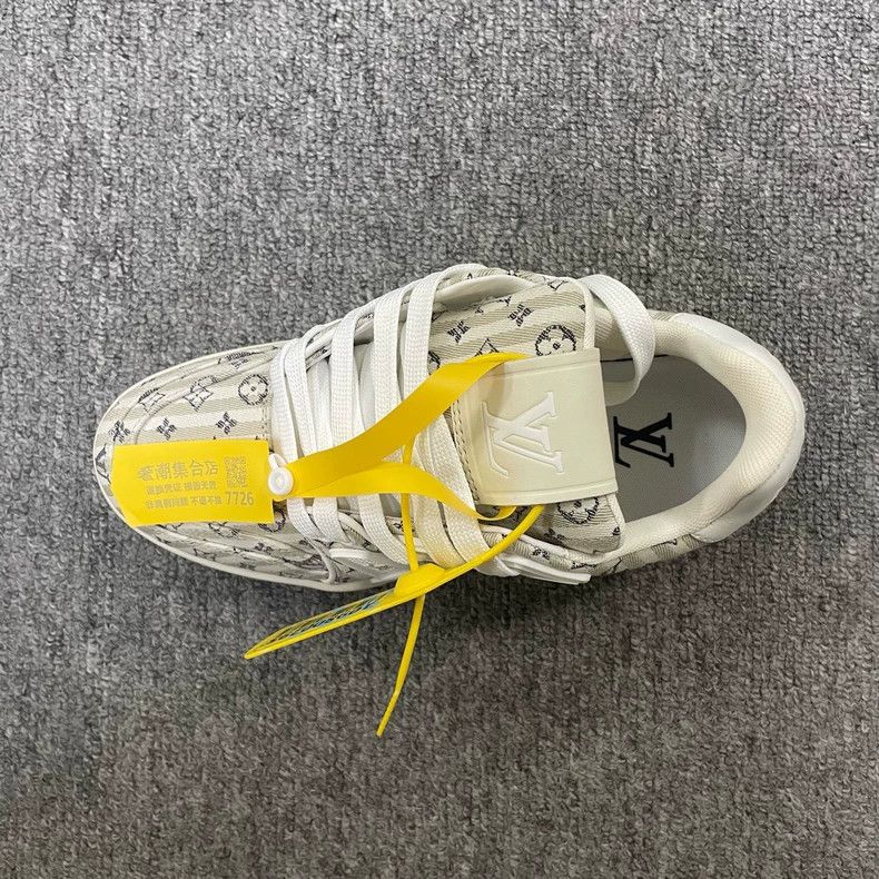Louis Vuitton Louis Vuitton Trainer Low Top Sneakers - dmc Size US 5 / EU 37 - 8 Thumbnail